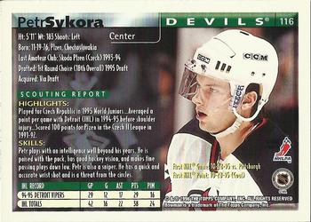 1995-96 Bowman #116 Petr Sykora Back