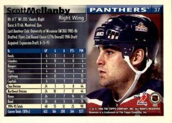 1995-96 Bowman #37 Scott Mellanby Back