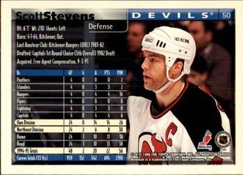 1995-96 Bowman #50 Scott Stevens Back