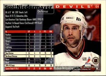 1995-96 Bowman #64 Scott Niedermayer Back