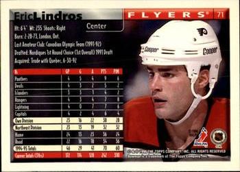 1995-96 Bowman #71 Eric Lindros Back