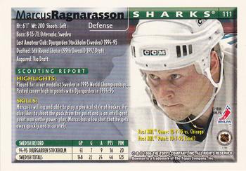 1995-96 Bowman #111 Marcus Ragnarsson Back