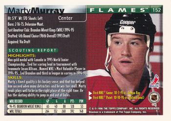 1995-96 Bowman #152 Marty Murray Back