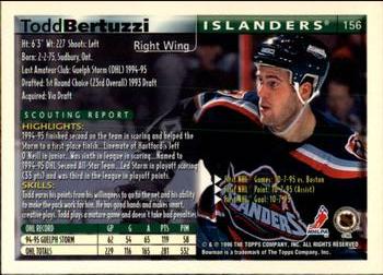 1995-96 Bowman #156 Todd Bertuzzi Back