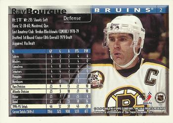 1995-96 Bowman #2 Ray Bourque Back