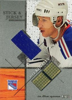 2003-04 In The Game Used Signature Series - Jersey and Stick #SJ-1 Alex Kovalev Front