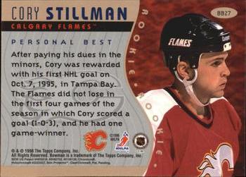1995-96 Bowman - Bowman's Best #BB27 Cory Stillman Back