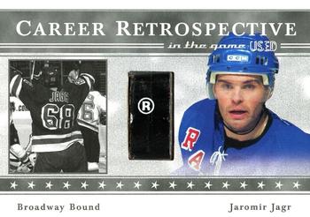 2003-04 In The Game Used Signature Series - Retrospectives #CR-2F Jaromir Jagr Front