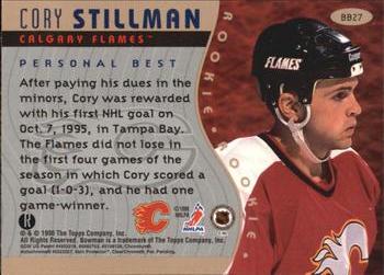 1995-96 Bowman - Bowman's Best Refractors #BB27 Cory Stillman Back