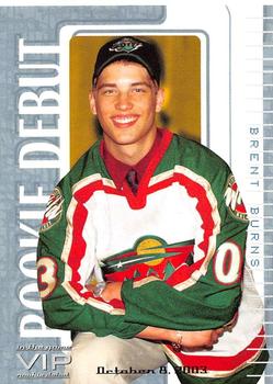 2003-04 In The Game VIP #3 Brent Burns Front