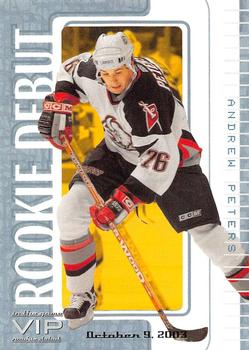 2003-04 In The Game VIP #13 Andrew Peters Front