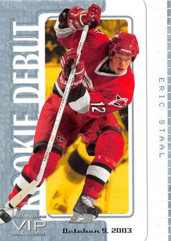 2003-04 In The Game VIP #18 Eric Staal Front