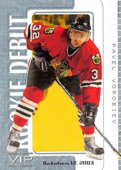 2003-04 In The Game VIP #41 Pavel Vorobiev Front