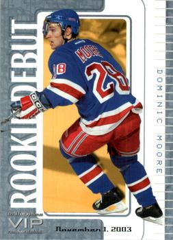 2003-04 In The Game VIP #55 Dominic Moore Front