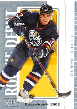 2003-04 In The Game VIP #56 Peter Sarno Front