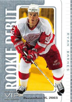 2003-04 In The Game VIP #86 Ryan Barnes Front