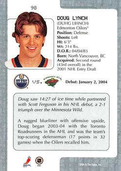 2003-04 In The Game VIP #98 Doug Lynch Back