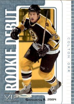 2003-04 In The Game VIP #101 Colton Orr Front
