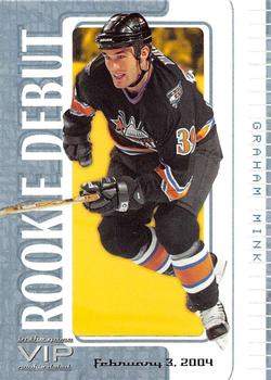 2003-04 In The Game VIP #115 Graham Mink Front