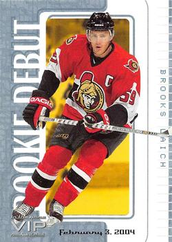 2003-04 In The Game VIP #116 Brooks Laich Front