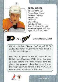 2003-04 In The Game VIP #131 Frederick Meyer Back