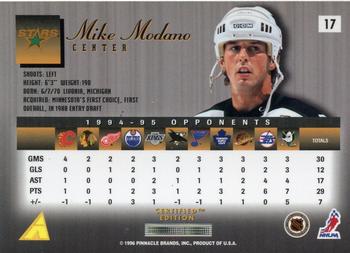 1995-96 Select Certified #17 Mike Modano Back