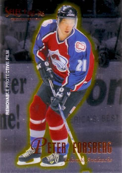 1995-96 Select Certified #68 Peter Forsberg Front