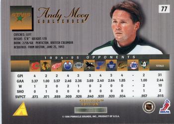 1995-96 Select Certified #77 Andy Moog Back