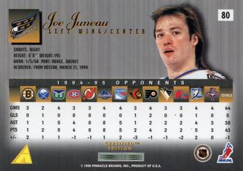 1995-96 Select Certified #80 Joe Juneau Back