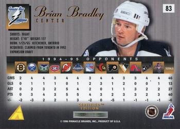 1995-96 Select Certified #83 Brian Bradley Back