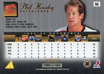 1995-96 Select Certified #86 Phil Housley Back