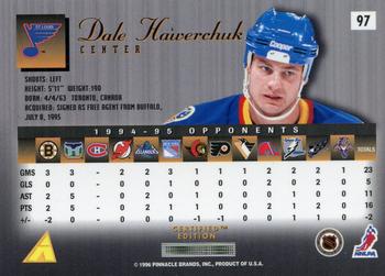 1995-96 Select Certified #97 Dale Hawerchuk Back
