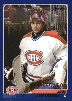 2003-04 O-Pee-Chee - Blue #120 Jose Theodore  Front