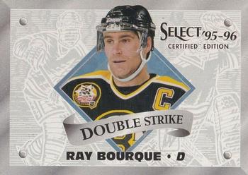 1995-96 Select Certified - Double Strike #3 Ray Bourque Front