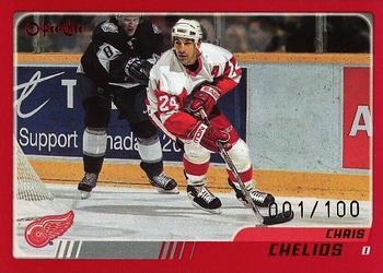 2003-04 O-Pee-Chee - Red #4 Chris Chelios  Front
