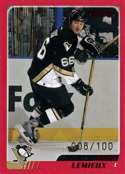 2003-04 O-Pee-Chee - Red #100 Mario Lemieux  Front