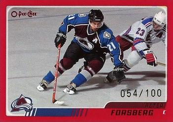 2003-04 O-Pee-Chee - Red #160 Peter Forsberg  Front