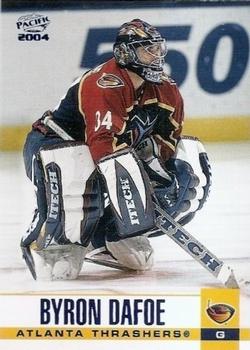 2003-04 Pacific - Blue #12 Byron Dafoe Front