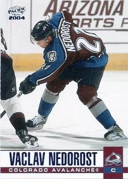 2003-04 Pacific - Blue #86 Vaclav Nedorost Front