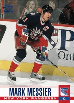 2003-04 Pacific - Blue #228 Mark Messier Front