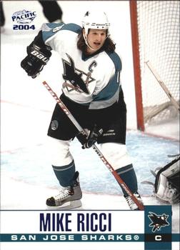 2003-04 Pacific - Blue #299 Mike Ricci Front