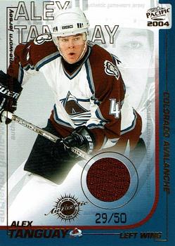 2003-04 Pacific - Jerseys Gold #11 Alex Tanguay Front
