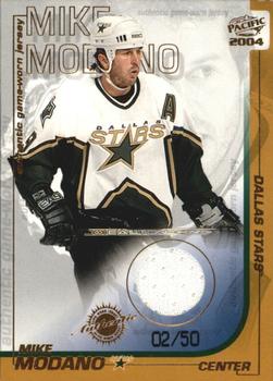 2003-04 Pacific - Jerseys Gold #13 Mike Modano Front