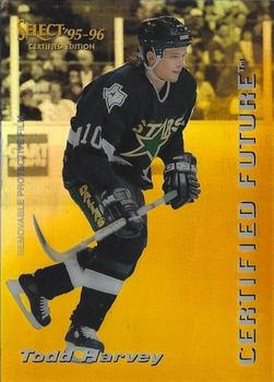 1995-96 Select Certified - Certified Future #7 Todd Harvey Front
