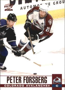 2003-04 Pacific - Red #83 Peter Forsberg Front
