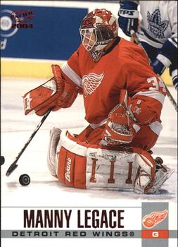2003-04 Pacific - Red #122 Manny Legace Front