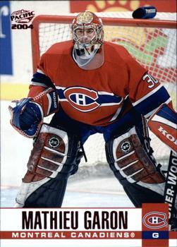 2003-04 Pacific - Red #176 Mathieu Garon Front