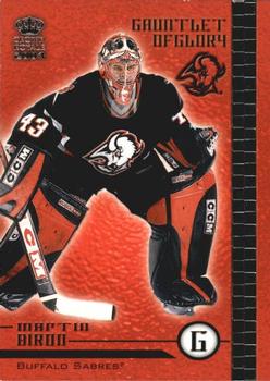2003-04 Pacific Crown Royale - Gauntlet of Glory #4 Martin Biron Front