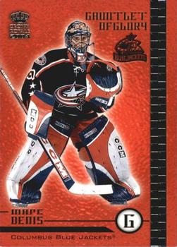 2003-04 Pacific Crown Royale - Gauntlet of Glory #7 Marc Denis Front