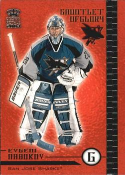 2003-04 Pacific Crown Royale - Gauntlet of Glory #17 Evgeni Nabokov Front